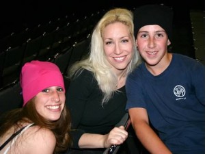 Linda Schaver with her children Brittany and Cameron